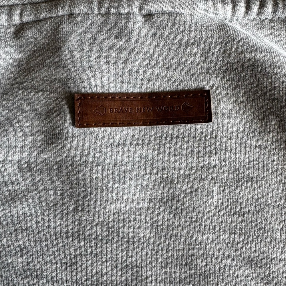 Naketano Women’s M Brave New World Hoodie Pink Grey Cowl Neck - Picture 4 of 10